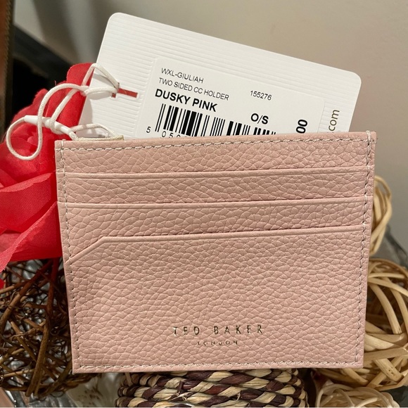 Ted Baker Accessories Ted Baker Dusty Pink Card Holder Wallet